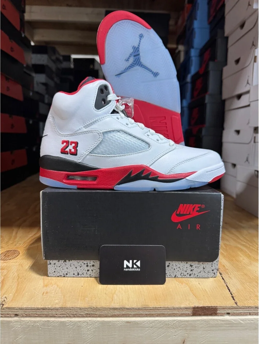 Air Jordan 5 Retro 'Fire Red' 2025 HQ7978-101 BRAND NEW MENS SIZE 13